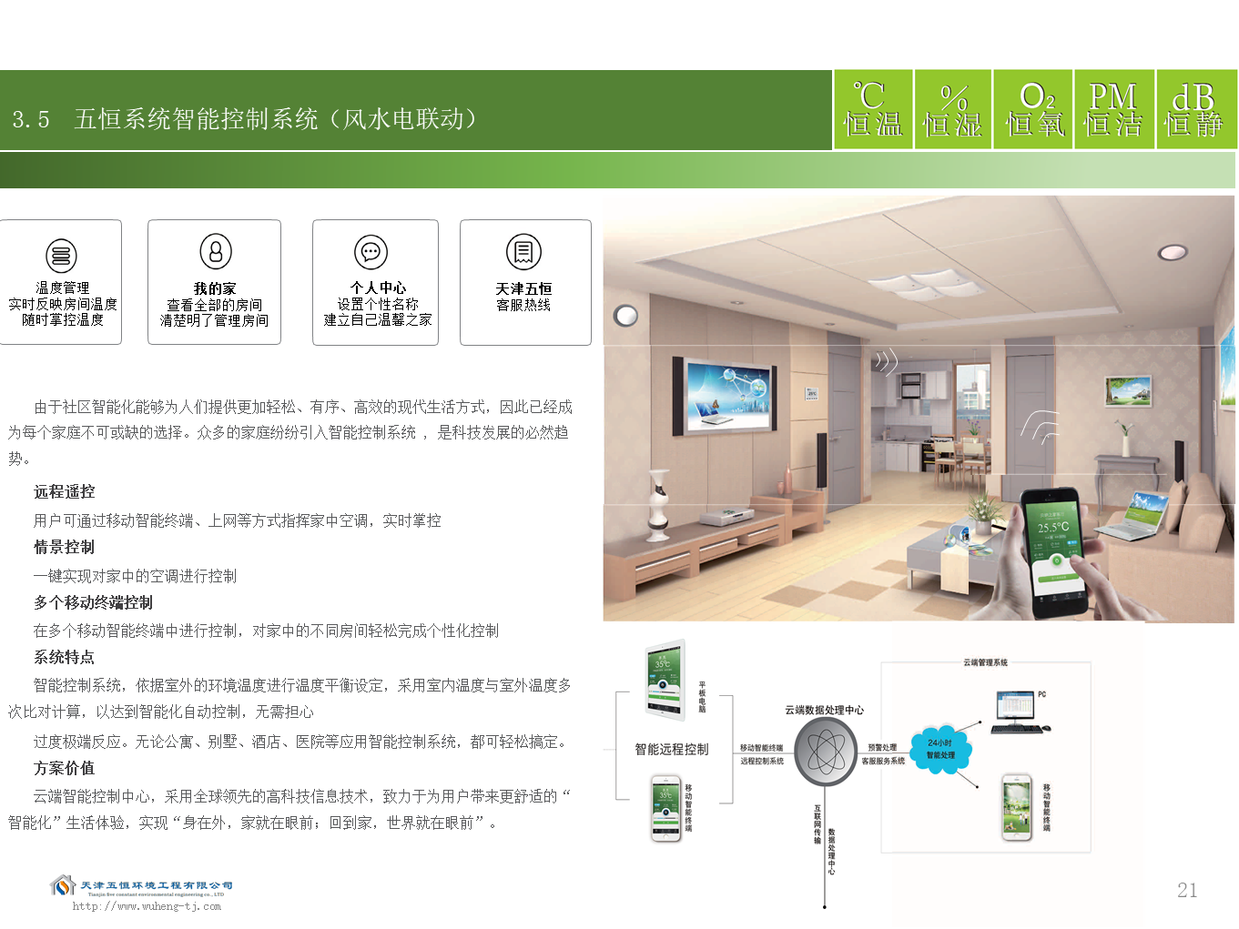 天津五恒环境控制系统 打造舒适健康家居，开启远程健康管理新篇章